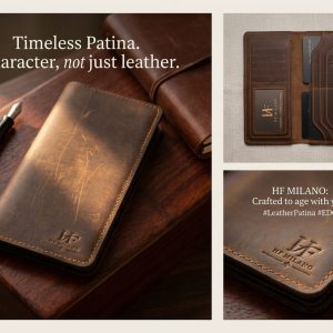 Crazy Horse Leather outstanding Long wallet