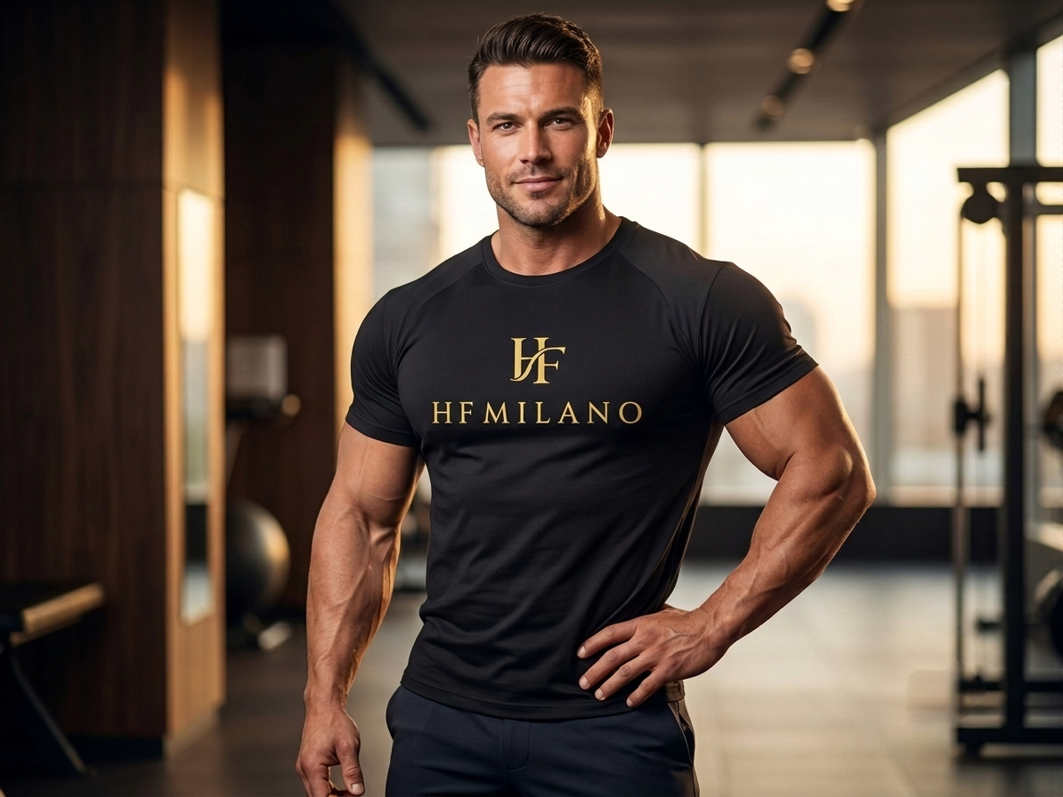 premium Dry-Fit Cotton blend American-sleeve style T-shirt - Image 3