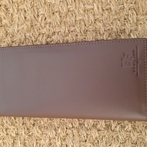 Milano 100% Genuine Leather Plain Long Wallet