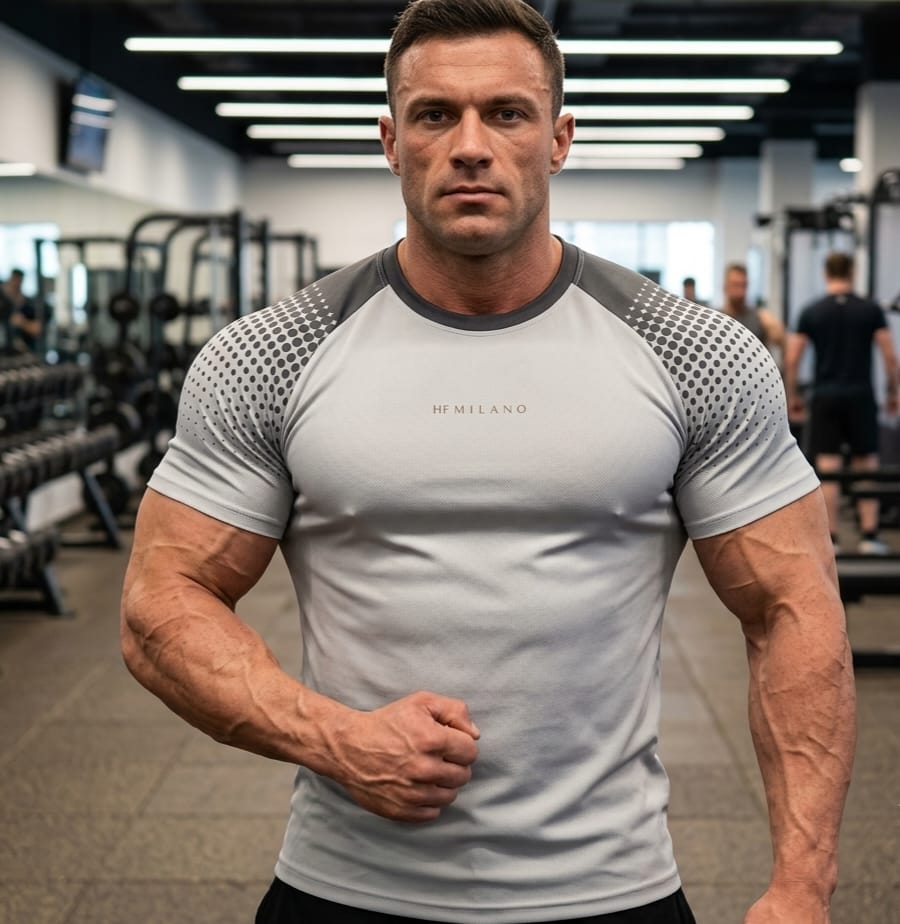 HF MILANO PREMIUM Dry-Fit Stretch Training Tee
