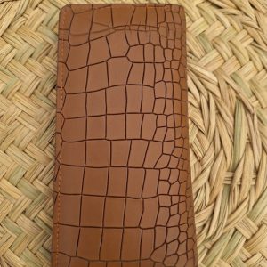 HF Milano Crocodile Style Genuine Leather Long Wallet