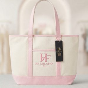 HF Milano 100% Cotton Durable Canvas Tote Bag